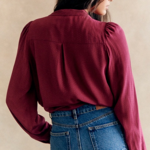 SÉZANE Abélia Blouse size 46 NWOT - Picture 5 of 15